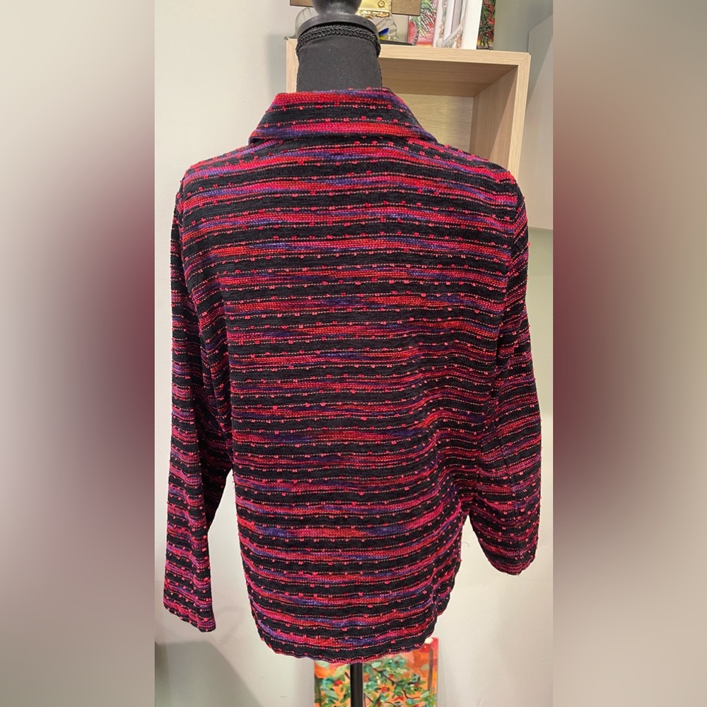 Koret Womens Long Sleeve Collared Tweed Cardigan - Picture 3 of 5